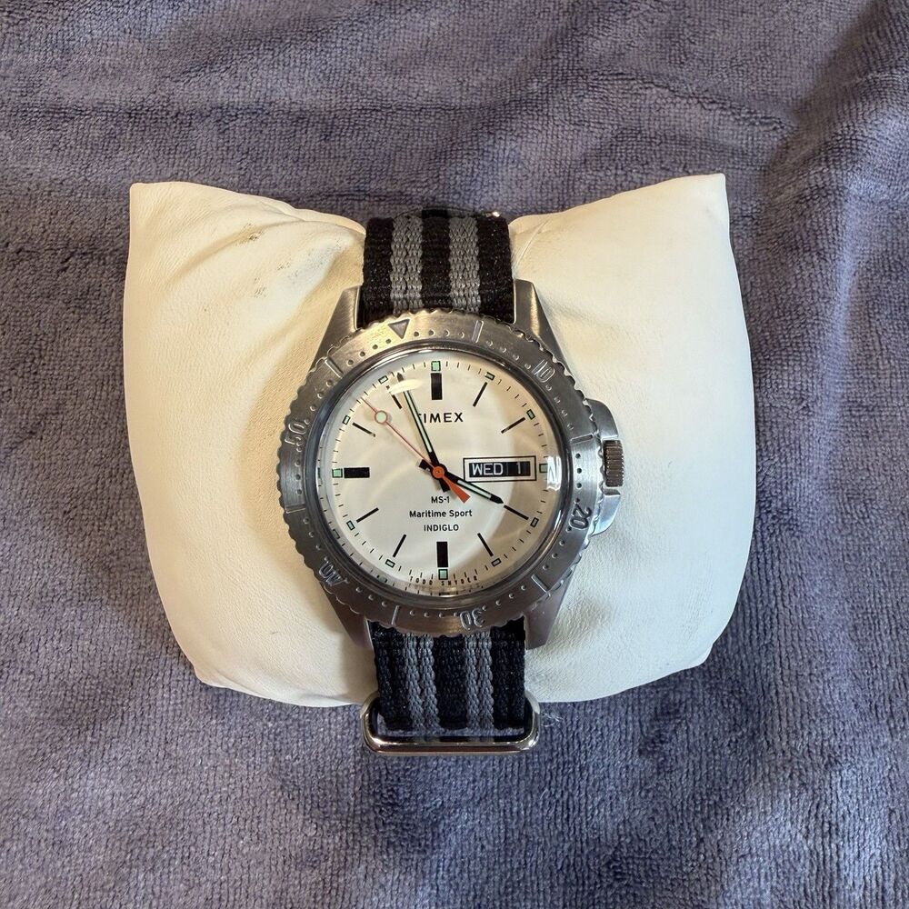 Timex x Todd Snyder Collab Indiglo MS-1 41mm Quartz TW2R83400 Watch